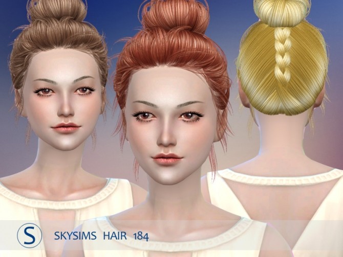 Sims 4 Hair 184 by Skysims (pay) at Butterfly Sims