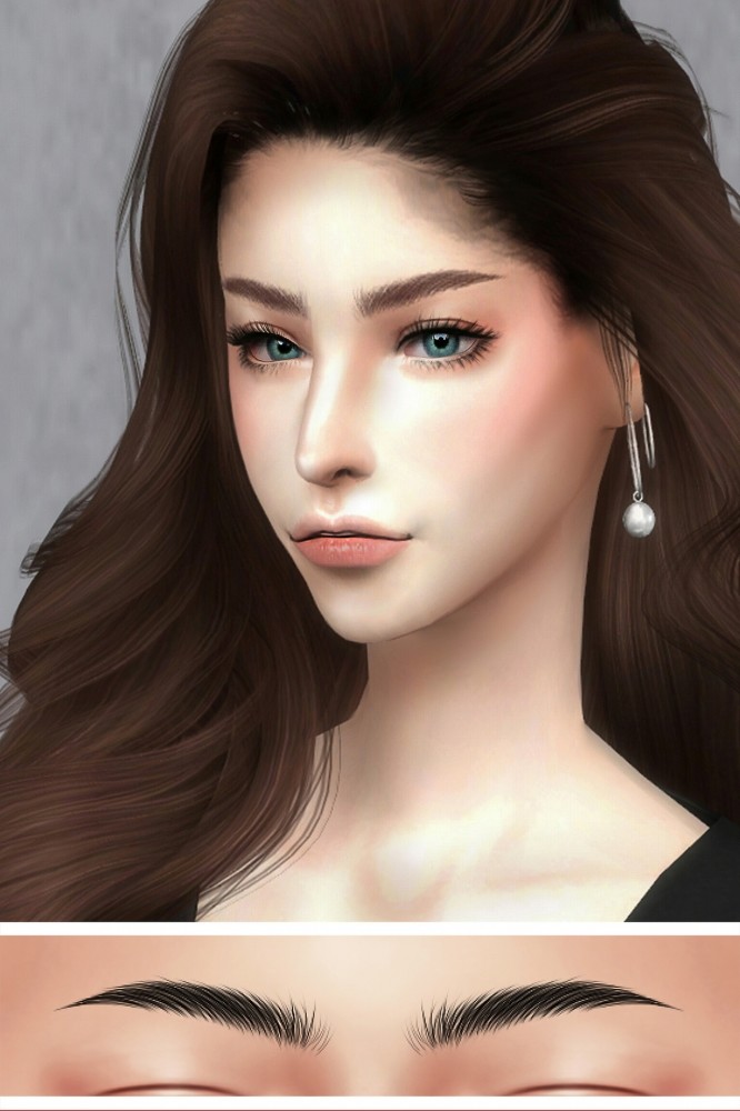 Sims 4 GPME F Eyebrows 1 set at GOPPOLS Me