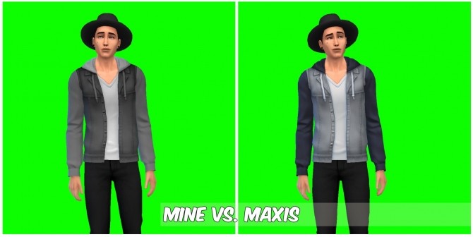 Sims 4 Lucis Jacket BG Recolour by SouperCooky at Mod The Sims