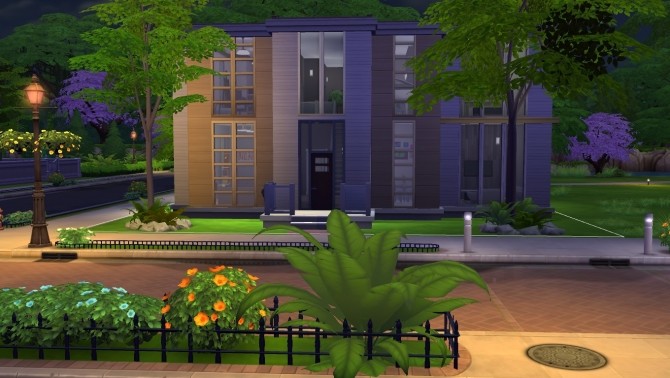 Sims 4 Modern manor by iSandor at Mod The Sims