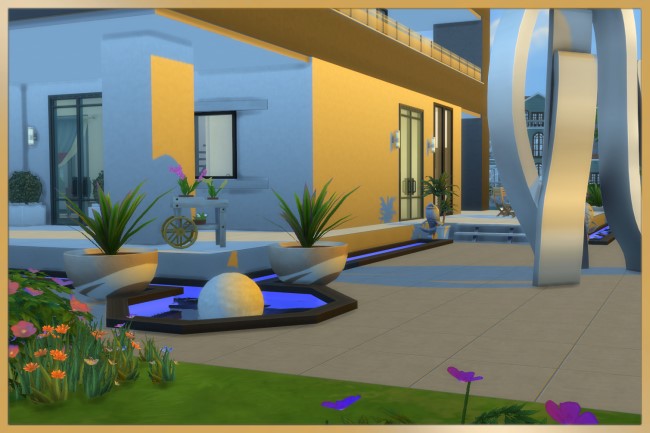 Sims 4 Innenstadt Aue house by Schnattchen at Blacky’s Sims Zoo