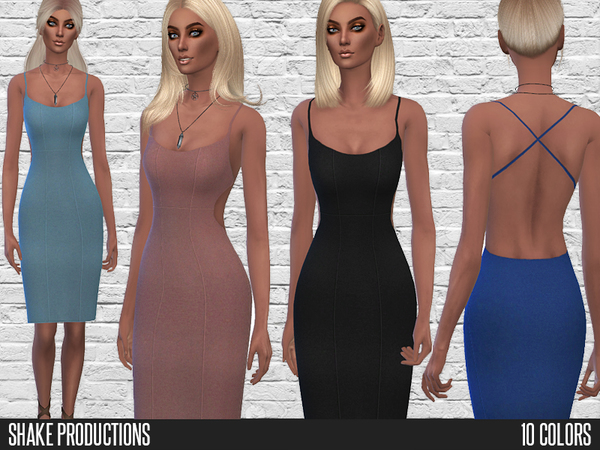 Sims 4 71 Dress by ShakeProductions at TSR