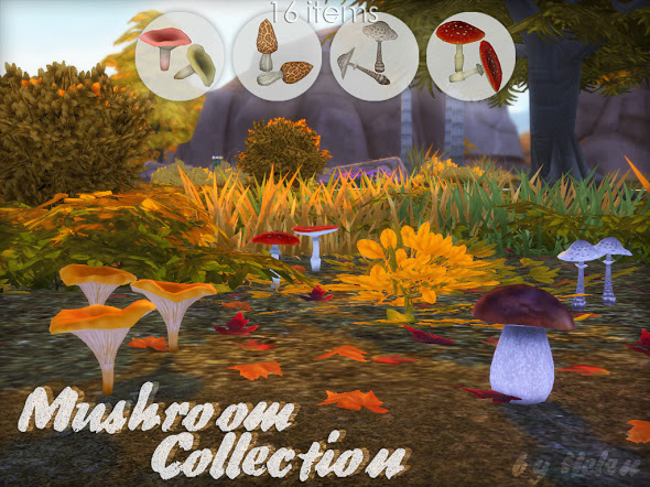 Sims 4 Mushroom Collection at Helen Sims