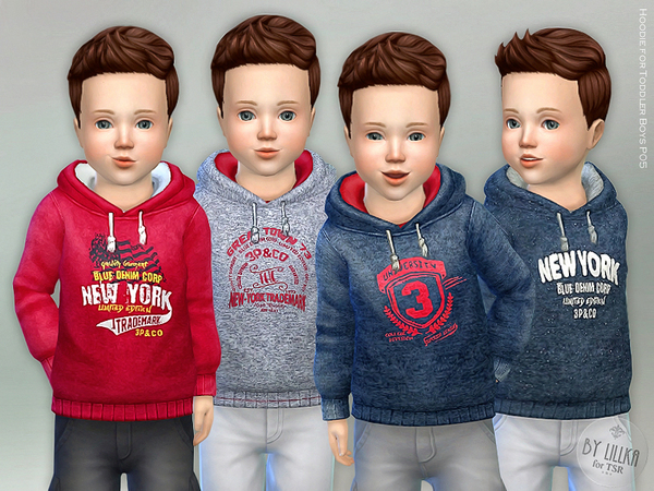 Sims 4 Hoodie for Toddler Boys P05 by lillka at TSR