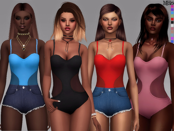 Sims 4 Dare Bodysuit by Margeh 75 at TSR