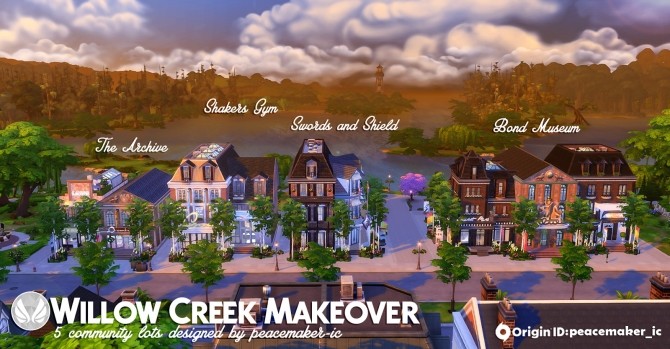 Sims 4 Willow Creek Makeover at Simsational Designs