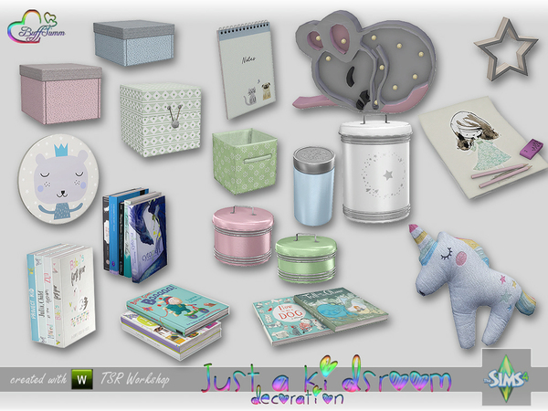 Sims 4 Just A Kidsroom Deco by BuffSumm at TSR