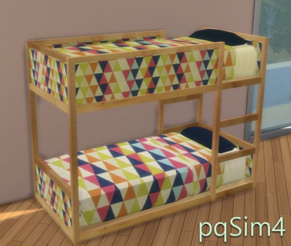 Toddler bed recolors at pqSims4 » Sims 4 Updates