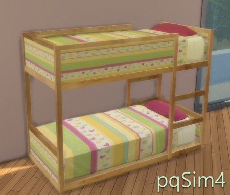 Toddler bed recolors at pqSims4 » Sims 4 Updates