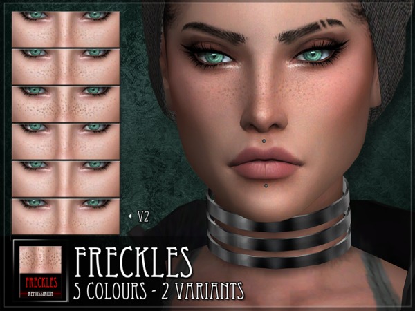 Sims 4 Freckles by RemusSirion at TSR