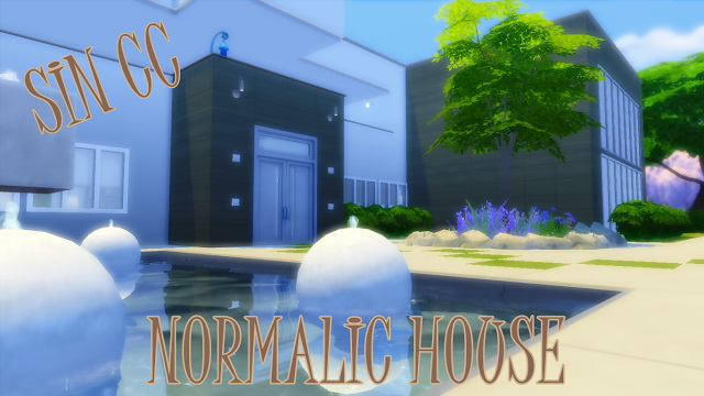 Sims 4 NORMALIC HOUSE at Allis Sims