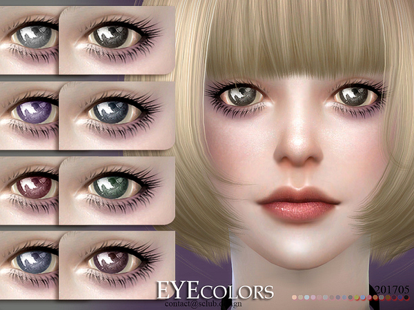 Sims 4 Eyecolor 201705 by S Club LL at TSR