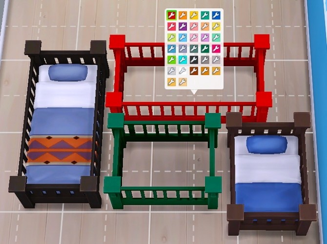 Sims 4 Toddler Bed Set at qvoix – escaping reality