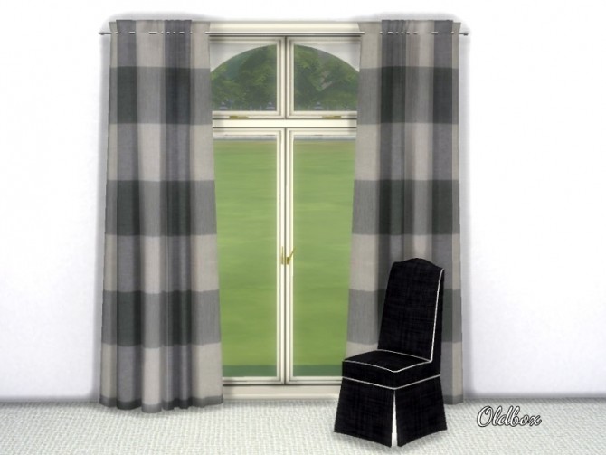 Sims 4 Alexis Layered Curtain recolors at Oldbox Home