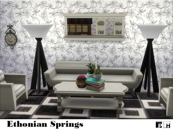 Sims 4 Ethonian Springs home by Pinkfizzzzz at TSR
