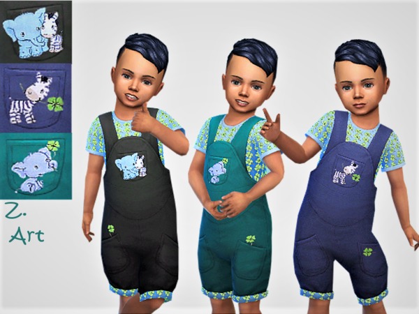 Sims 4 BabeZ 32 casual jumpsuit by Zuckerschnute20 at TSR