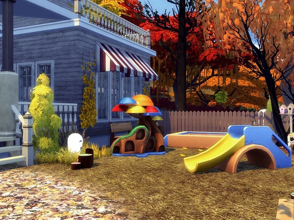 Sims 4 Trick Or Treat Bar by MychQQQ at TSR