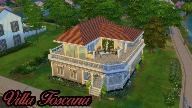 Sims 4 Villa Toscana by faitarusyt at Mod The Sims