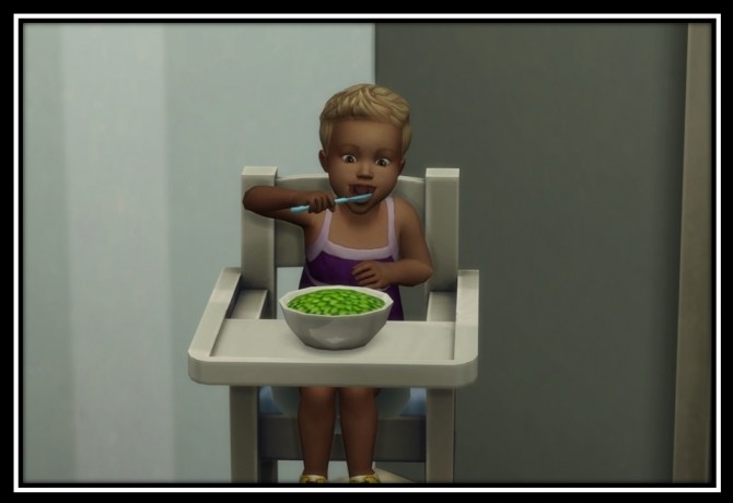 Sims 4 Toddler Ask for Food | No Junk Food at LittleMsSam