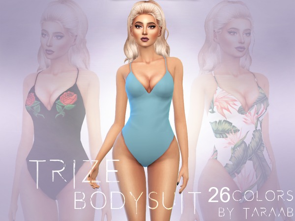 Sims 4 Trize Bodysuit by taraab at TSR