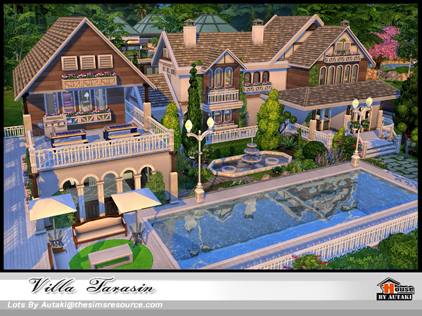 Sims 4 Villa Tarasin by autaki at TSR