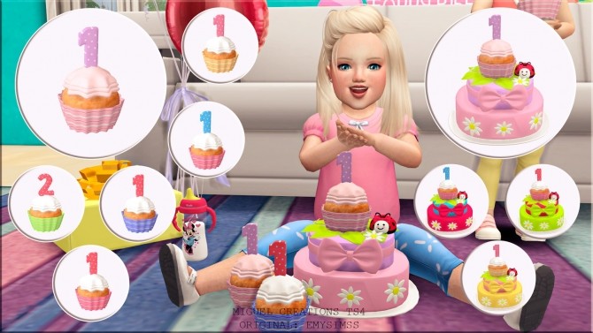 Sims 4 Girl´s Birthday set at Victor Miguel