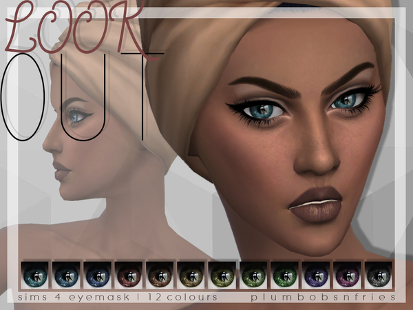 Sims 4 PnF LOOKOUT Eyes by Plumbobs n Fries at TSR