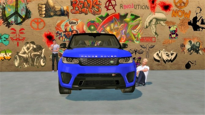 Sims 4 Range Rover Sport SVR at LorySims