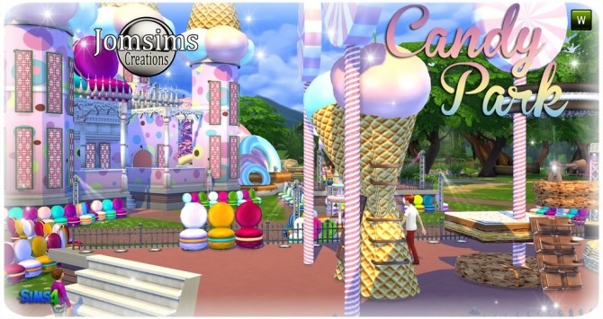 Sims 4 Candy park at Jomsims Creations