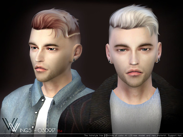 Sims 4 Hair OS0917 by wingssims at TSR