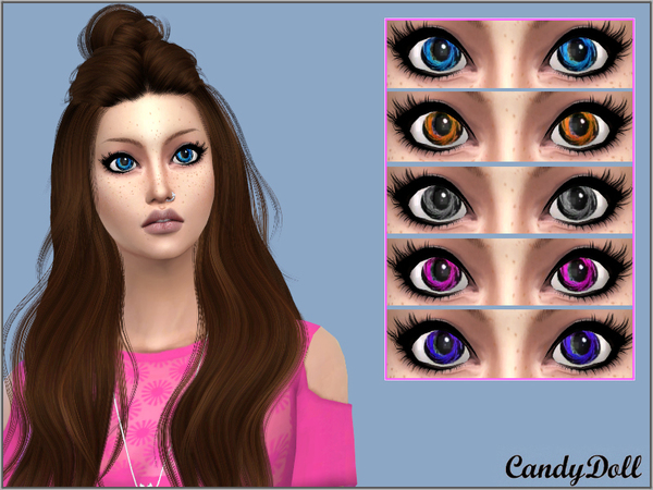 Sims 4 Crazy Doll Eyes by CandyDolluk at TSR