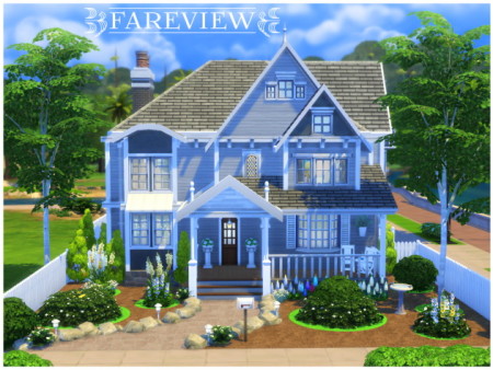 Fareview house by Waterwoman at Akisima » Sims 4 Updates