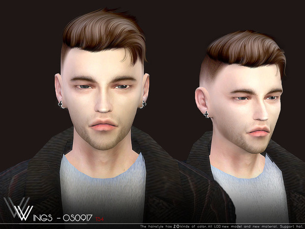 Sims 4 Hair OS0917 by wingssims at TSR