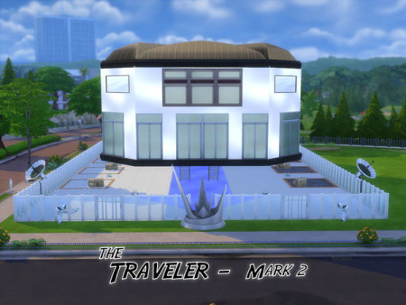 The Traveler Mark 2 house by SimElaine at TSR