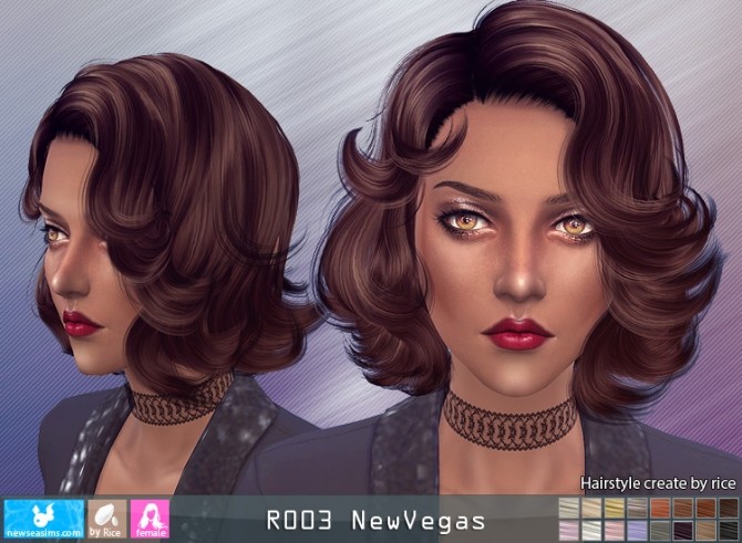 Sims 4 R003 NewVegas hair (Pay) at Newsea Sims 4