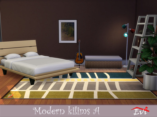 Sims 4 Modern Kilims A by evi at TSR