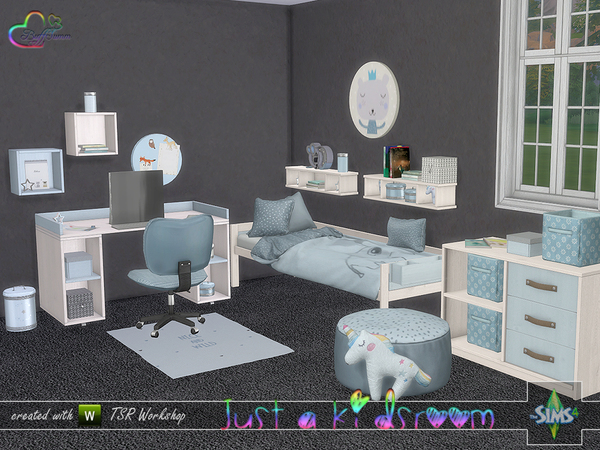 Sims 4 Just A Kidsroom by BuffSumm at TSR