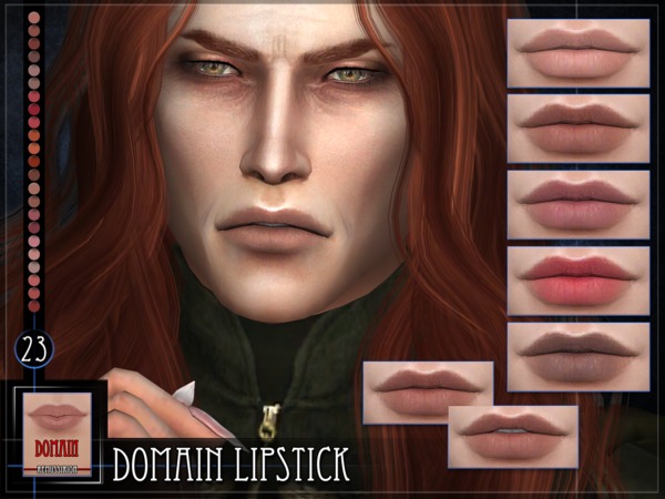 Sims 4 Domain Lipstick by RemusSirion at TSR