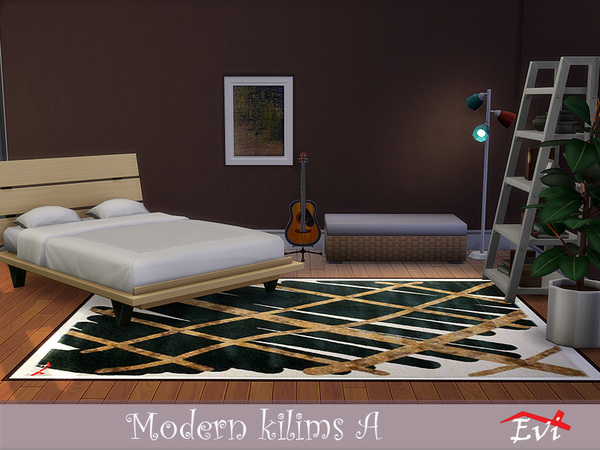 Sims 4 Modern Kilims A by evi at TSR