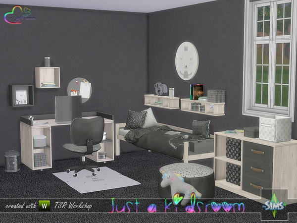 Sims 4 Just A Kidsroom by BuffSumm at TSR