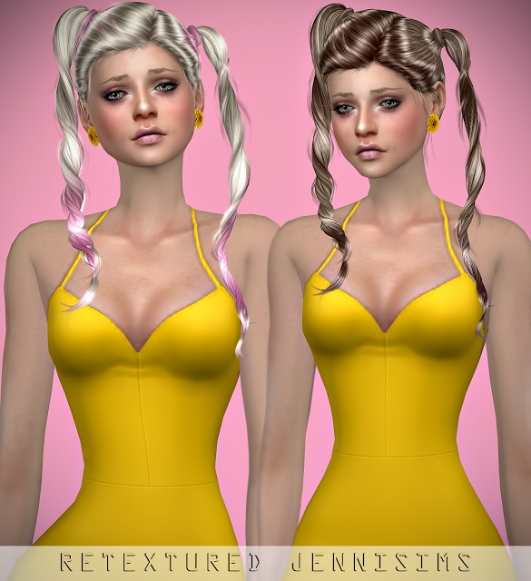 Sims 4 Newseas Beach​ Hair retexture at Jenni Sims