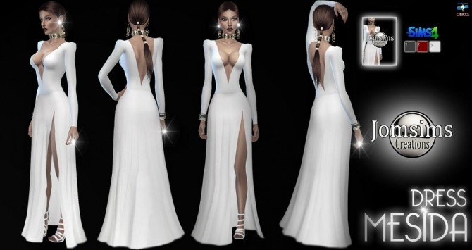 Sims 4 Guillema and Mesida dresses at Jomsims Creations