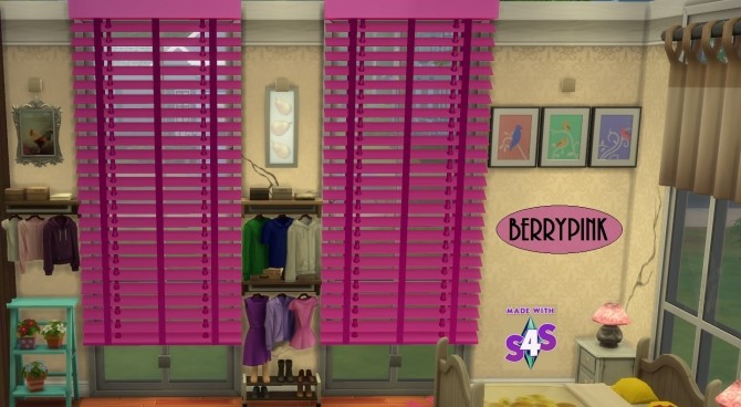 Sims 4 Morses Window Shades 16 Recolours by wendy35pearly at Mod The Sims