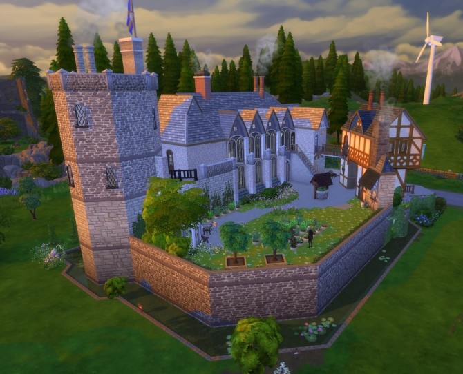 Sims 4 Castle Stokesay by Velouriah at Mod The Sims