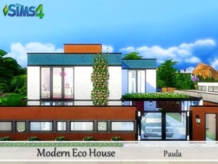 Modern Eco House by PaulaBATS at TSR