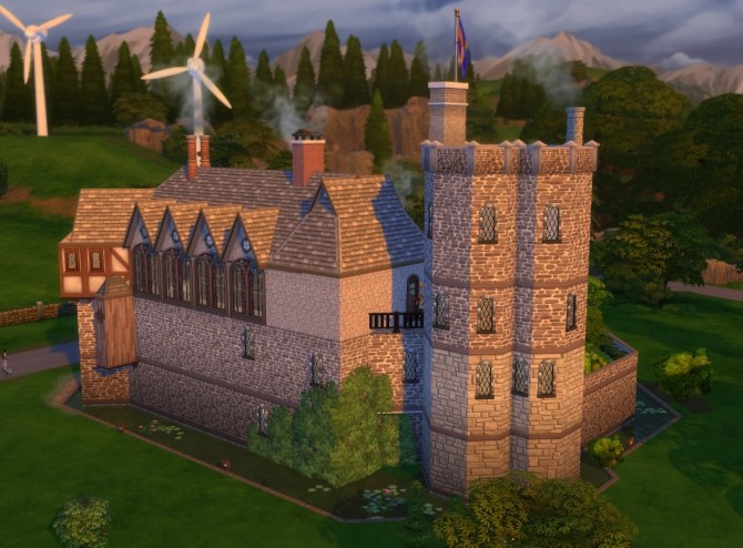 Sims 4 Castle Stokesay by Velouriah at Mod The Sims