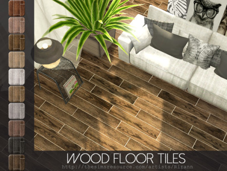 Wood Floor Tiles by Rirann at TSR » Sims 4 Updates