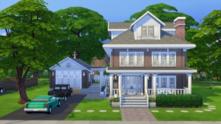American Foursquare by pollycranopolis at Mod The Sims
