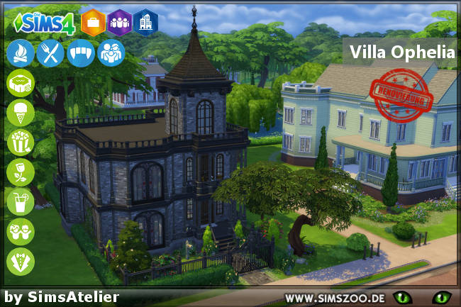 Sims 4 Villa Ophelia by SimsAtelier at Blacky’s Sims Zoo