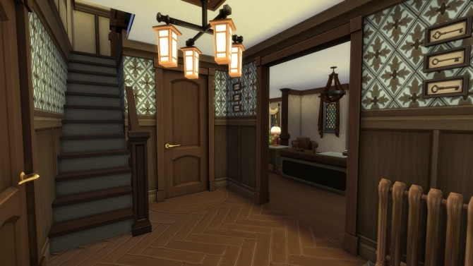 Sims 4 American Foursquare by pollycranopolis at Mod The Sims